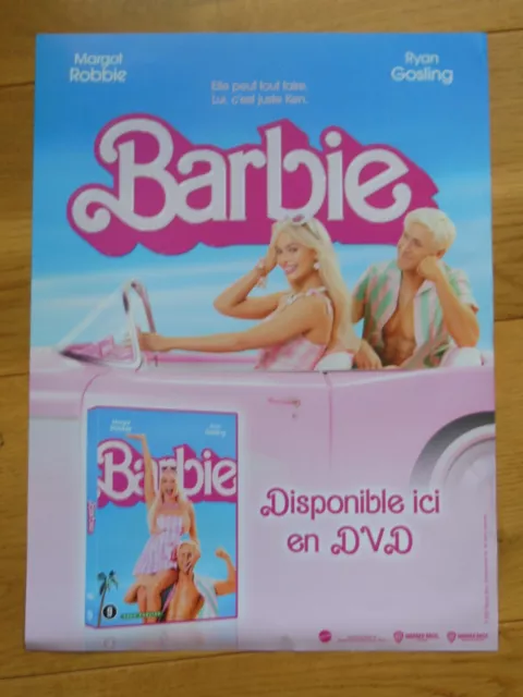 BARBIE (2023) Movie Affiche de cinéma Poster Margot Robbie Ryan Gosling #192