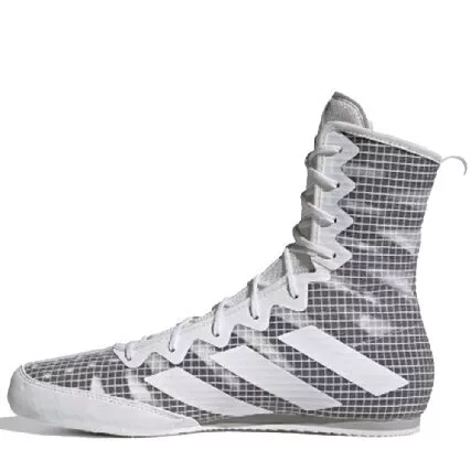 Adidas Box Hog 4 Boxing Shoes - Grey/ White