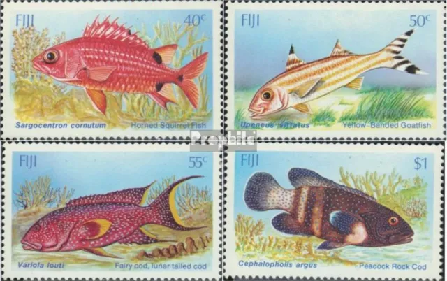 fidji-îles 530-533 (complète edition) neuf avec gomme originale 1985 Poisson
