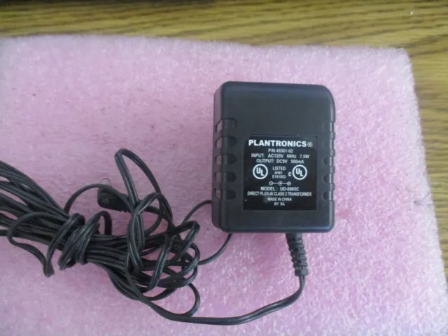 Plantronics Model: 45561-02 AC Adapter for CS Series and More. Tested Good