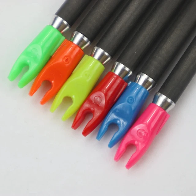 36pcs Arrow Pin Arrow Nock +Aluminum Pin for 4.2 Mm 6.2 Mm Carbon  Shaft Archery