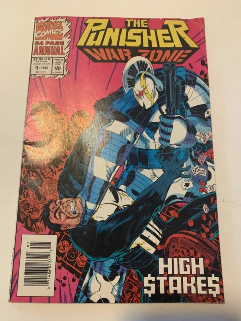 Marvel Punisher War Zone Annual #1, Marvel,   August 1993, FINE (6.0)