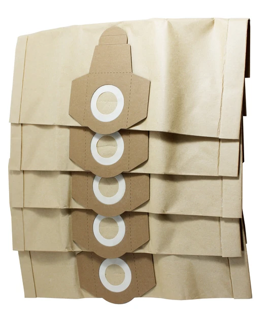 5 Bolsas De Filtro Textil Para Aspiradora Parkside PNTS 1300/1400 - Lavables