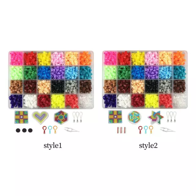 5mm For Perler/Hama Beads Kit Kids Fun DIY Craft 24/36 Colours Set For Gift  Toys