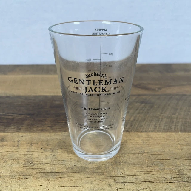 JACK DANIELS GENTLEMAN Jack Cocktail Mixer Shaker Glass Smash Sour
