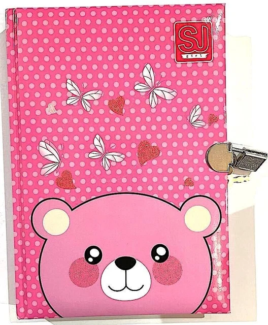DIARIO SEGRETO con lucchetto ORSO orsetto ROSA seven SJ GANG