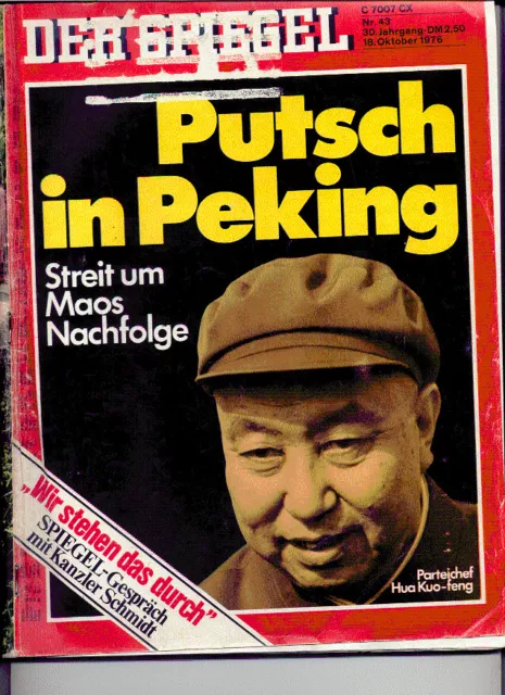 Der Spiegel - Nr. 43 vom 18. Oktober 1976 - Putsch in Peking