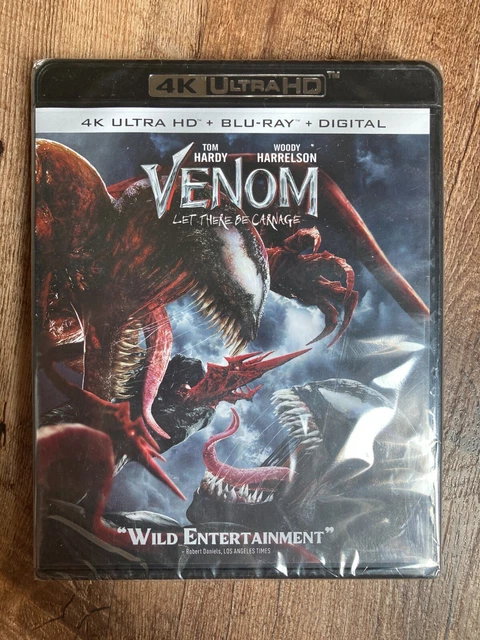 VENOM: LET THERE Be Carnage (4K UHD + Blu-ray + Digital) *BRAND NEW