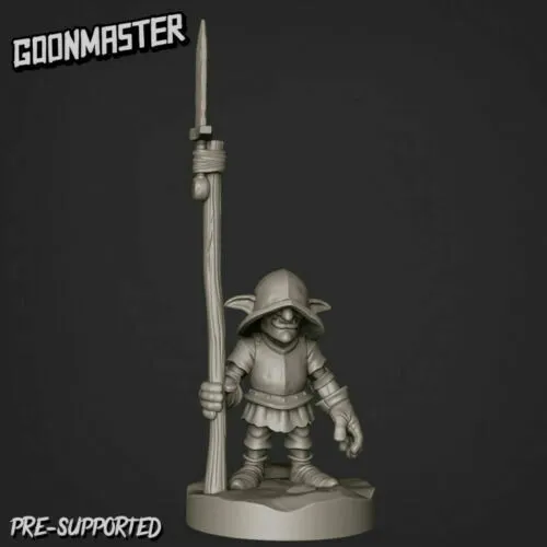 Goblin Spearman Miniature | D&D DnD |