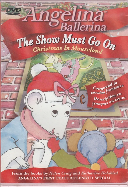 ANGELINA BALLERINA - The Show Must Go On (DVD) Christmas in Mouseland ...