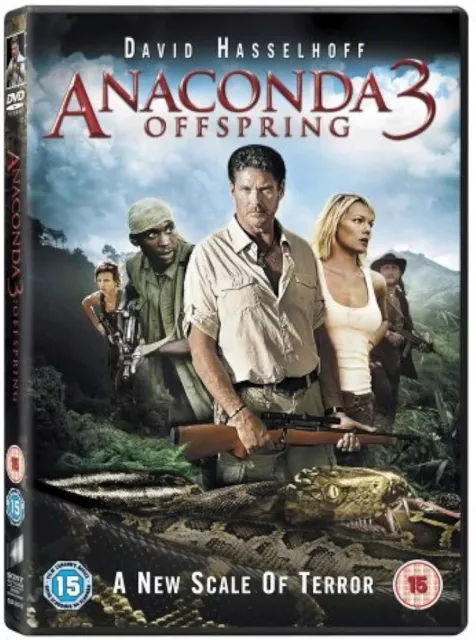 Anaconda 3 Offspring Dvd New Sealed Region 2 David Hasselhoff + Free Uk Post