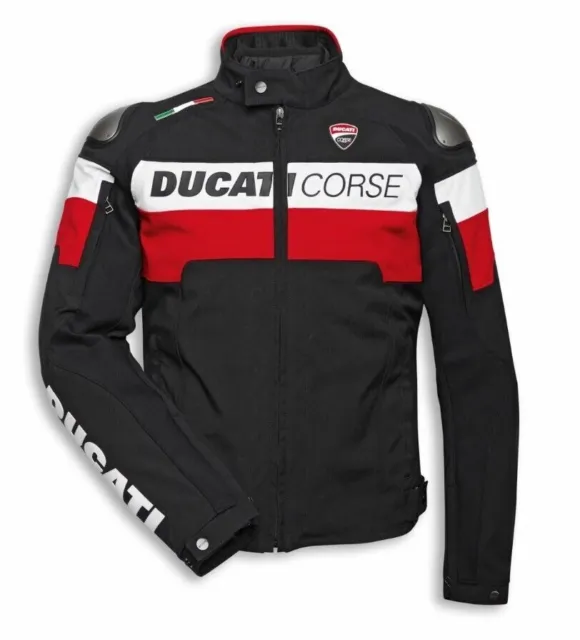 Chaqueta Ducati Corse 2023 Hombre Motocicleta Textil Impermeable Motocicleta Carrera Bicicleta