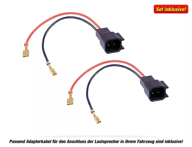 JBL Front/Heck Oval Auto Lautsprecher Set für MAZDA 3 BK/BL - 2003-2013 3