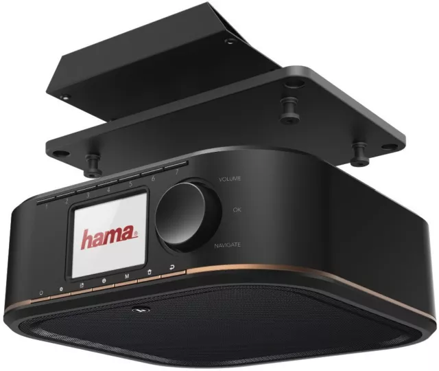 Hama Heimradio 54862 Digitalradio DR350 FM/DAB/DA Schwa