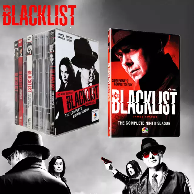 The Blacklist: The Complete Series Season 1-9 DVD 45-Disc Box Set New & Sealed