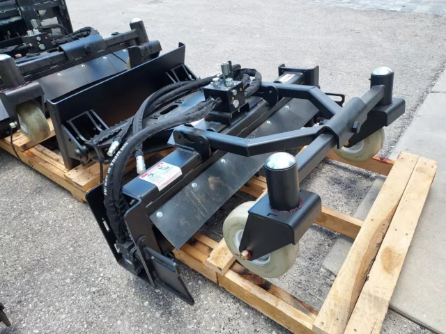 Jenkins Landscape Power Rake,48" Width,Hydraulic Angle, Bobcat MT Mount In Stock