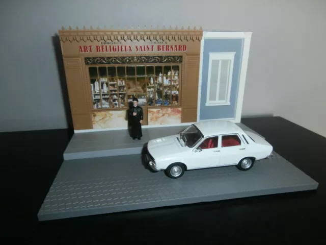 DIORAMA RENAULT 12 TL LE MARCHAND D ART RELIGIEUX 1 43e EUR 27 95