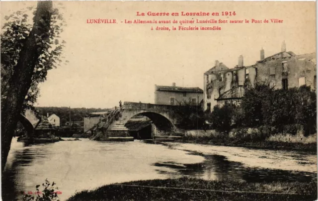 CPA AK Military LUNÉVILLE - The Germans before leaving LUNÉVILLE (362233)