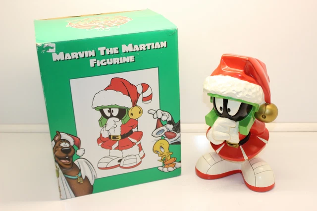 RARE LOONEY TUNES Marvin The Martian Christmas Figurine 168 75 PicClick