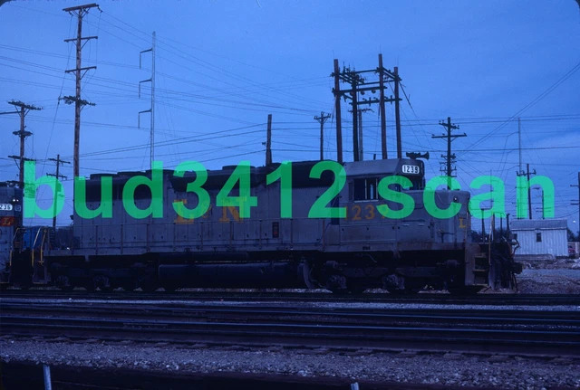 L&N Louisville & Nashville SD40 #1239 at Nashville TN 1982 ORIGINAL Slide!