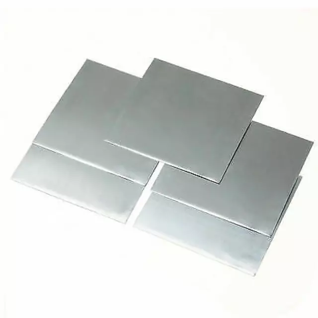 High Purity 99.9% Pure Zinc Zn Sheet Plate 0.5x200x100mm