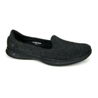 Skechers Relaxed Fit Breathe Easy Fortune Knit Slip On Sneaker Womens 9 Gray