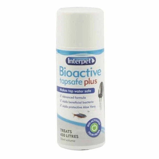 50ml Interpet Bioactive Tapsafe PLUS water dechlorinator safe fish aquarium tank