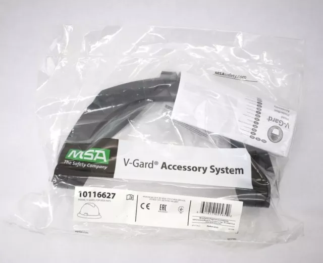 MSA Safety Company V-Gard Accessory Faceshield Black Plastic Frame 10116627