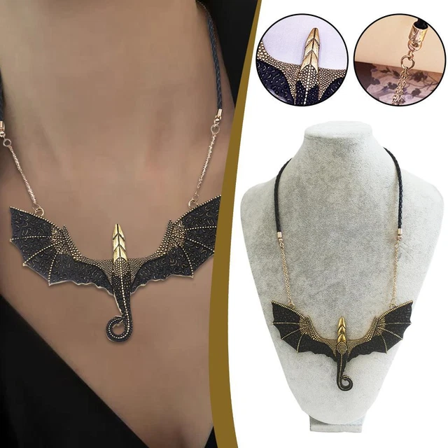 Fly Dragon Pendant Chain Necklace Mens Women JewelryXP N1C6