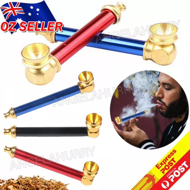 Metal smoking pipe10cm Cone Brass Solid Smoking Pipe Tobacco 3 Colors NEW