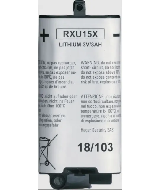 Pile lithium 3V 0.85Ah CR15270, KCR2, CR17355 Exalium CR2EXA