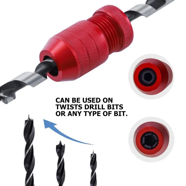 2 Pcs Drill Tools Drill Stopper Step Drill Bits Drill Bit Metal Limiter 11