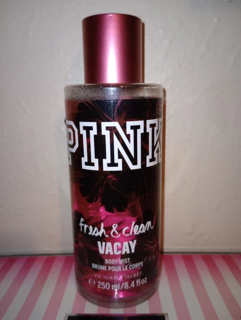 Victoria's Secret PINK Fresh & Clean VACAY Body Mist For Women 8.4 oz