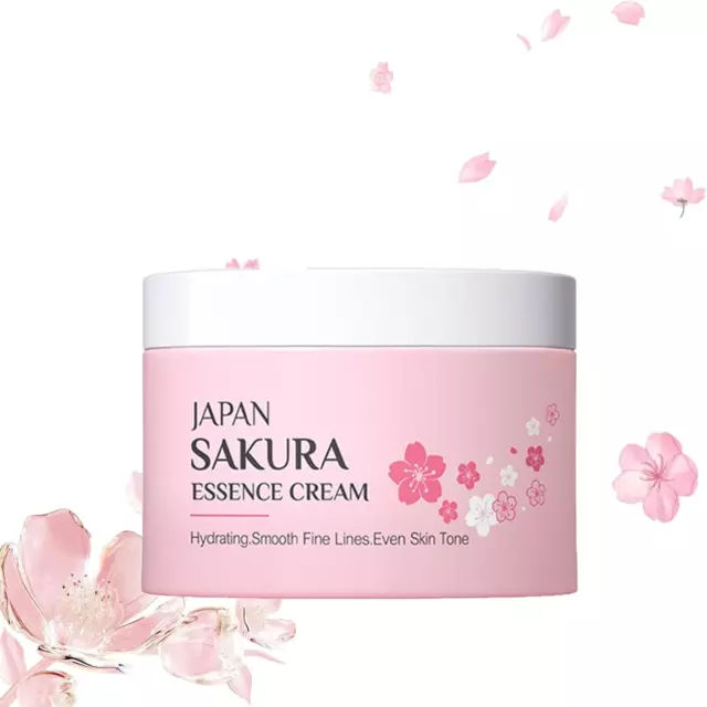 Japan Sakura Face Moisturizer for Women, Cherry Blossom Essence Face Cream, Vita