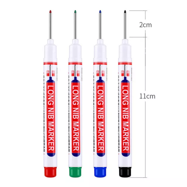 Long Head Markers Bathroom Woodworking Decoration Multi-purpose Deep Hole Markb8