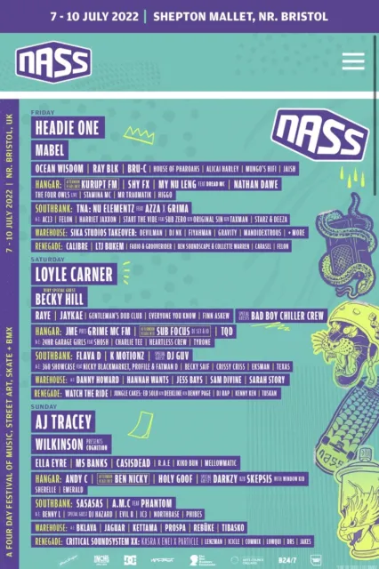 Nass tickets for sale 2022