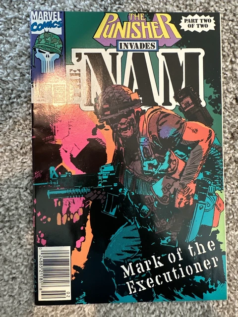 THE 'NAM #53 (1991) MARVEL COMICS "PUNISHER INVADES NAM" Pt2 NEWSSTAND 2 Copies