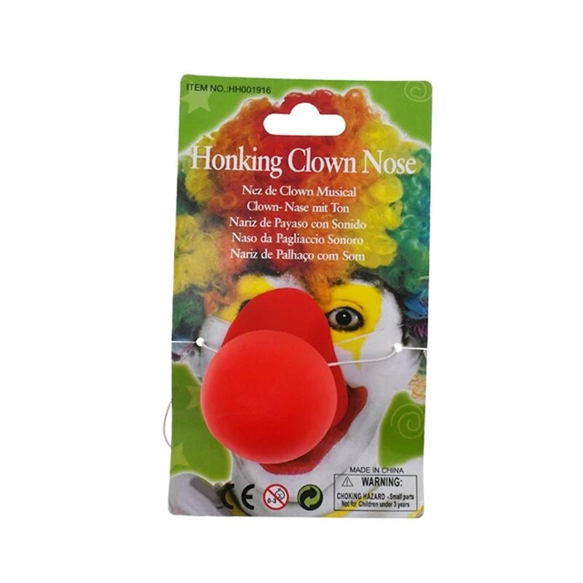 NOVELTY CLOWN NOSE Clown Costume Accessories for Kid Adult Christmas