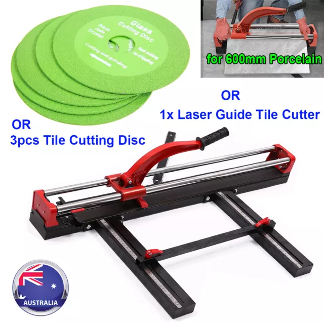 Heavy Duty Ceramic Tile Cutter Kit Steel Laser Guide Machine or Cutting Saw Disc