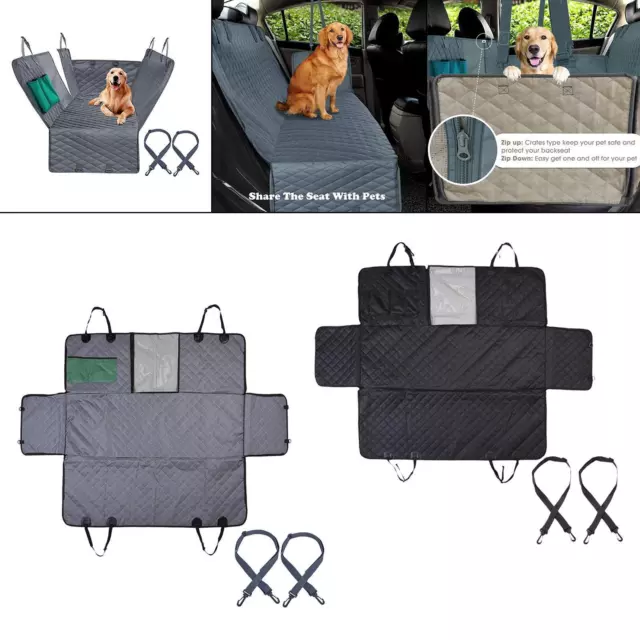 Tapis de protection de siège arrière de voiture pour chiens étanche 137x147cm