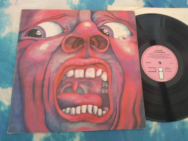King Crimson - In The Court Of The 1969 Uk Lp A2/B3 Pink Island Superb Vinyl[[[