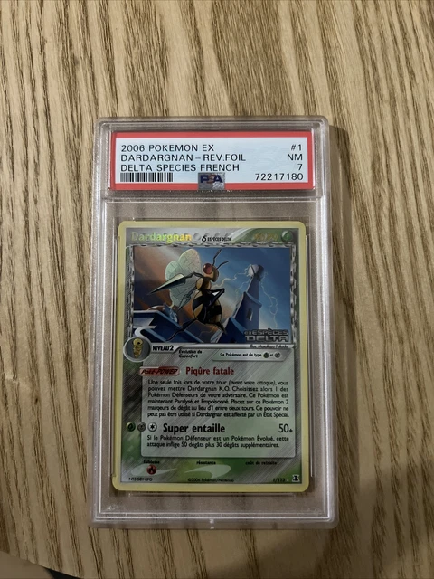 Dardargnan Holo Reverse 1/113 Ex espèces delta PSA 7