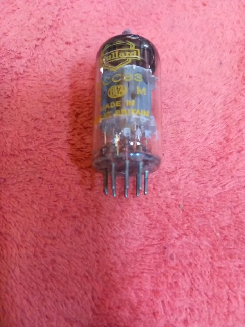 Mullard Ecc83  12Ax7 Yellow Print British Good Quality