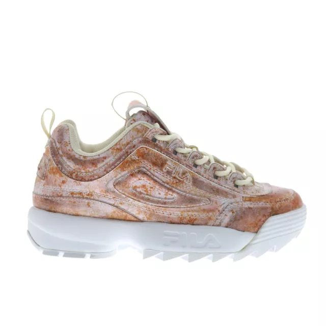 FILA DISRUPTOR II Rusted Leather Womens Brown Lifestyle Sneakers