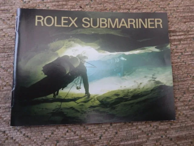 Rolex Original “ Submariner“ New English Brochure. 594.92.Eng -15 - 11.95.