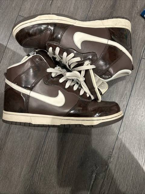 NIKE DUNK HIGH Premium Woodgrain 312786-226 Baroque Brown  display picture 3