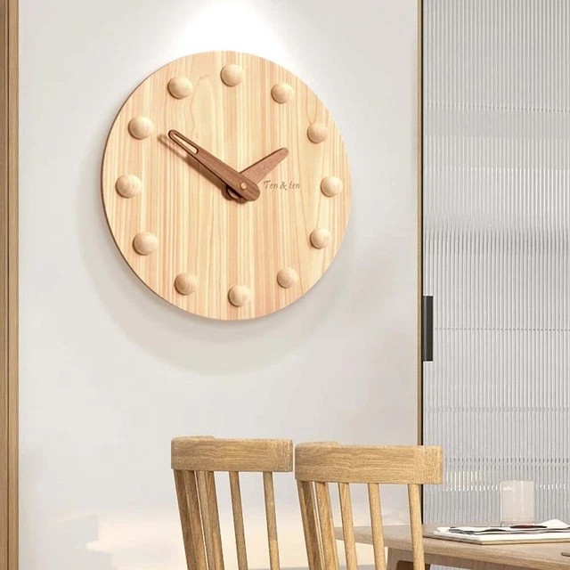 Kit Chiffres Bois Pour Horloge DIY - Autocollants, Chiffres Arabes Ou Barres, Remplacement Cadran
