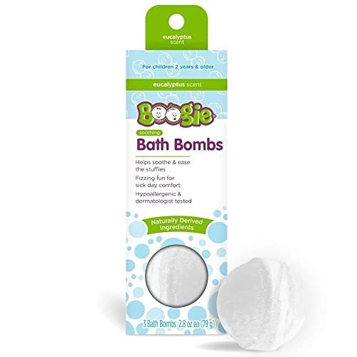 Kids Bath Bombs by The Makers of Boogie Wipes Boogie Fizzies Calming Bath Bom...