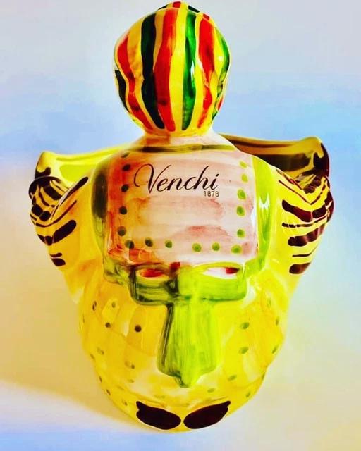 🔴 mamy Venchi grande espositore in Ceramica da banco per Nougatine cioccolatini