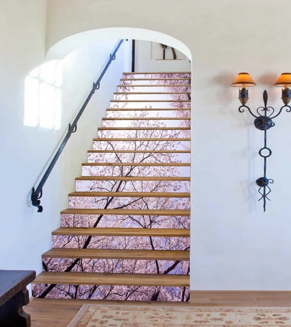 Déco Contremarche D'escalier 3D Shiny Stars 281NA – Papier Peint Adhésif – Neuf